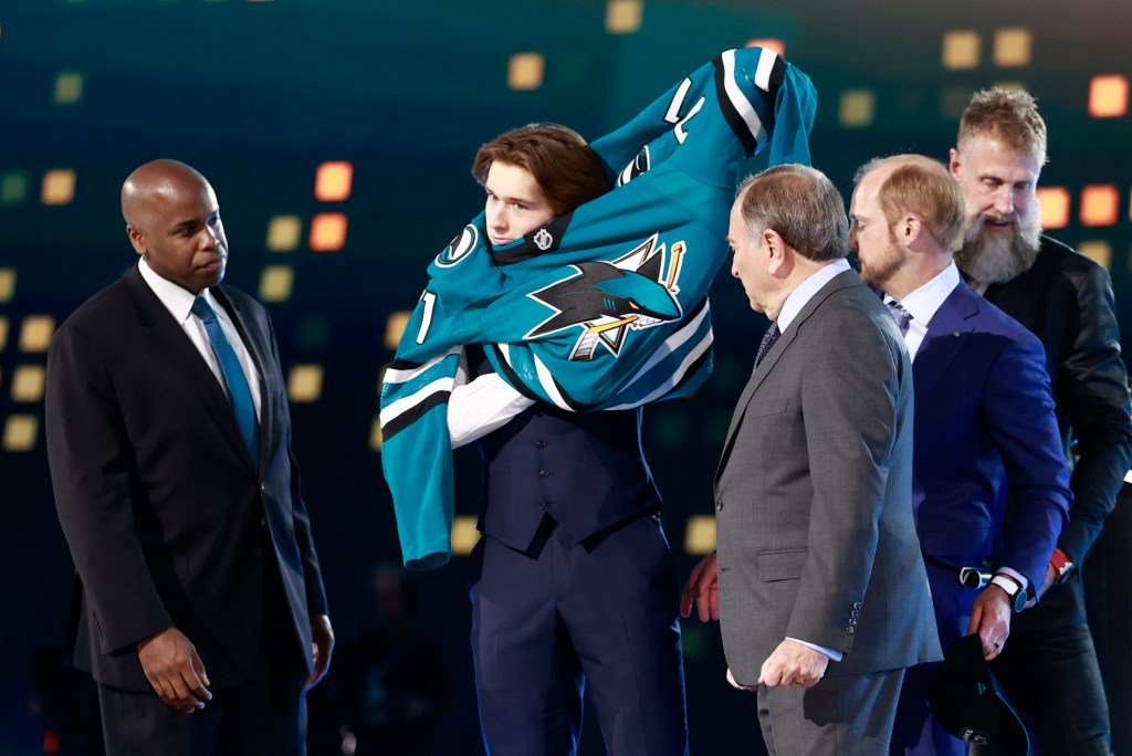 Sharks Take Macklin Celebrini With No. 1 Pick In NHL Draft To Turn ...