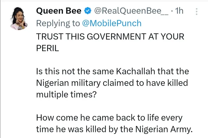 Reactions Deadly Bandits Leader Killed Several People Burnt Down Villages Captured