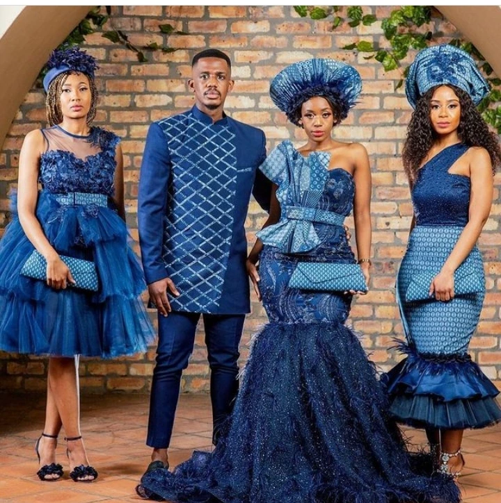 Modern tswana outlet traditional wedding dresses