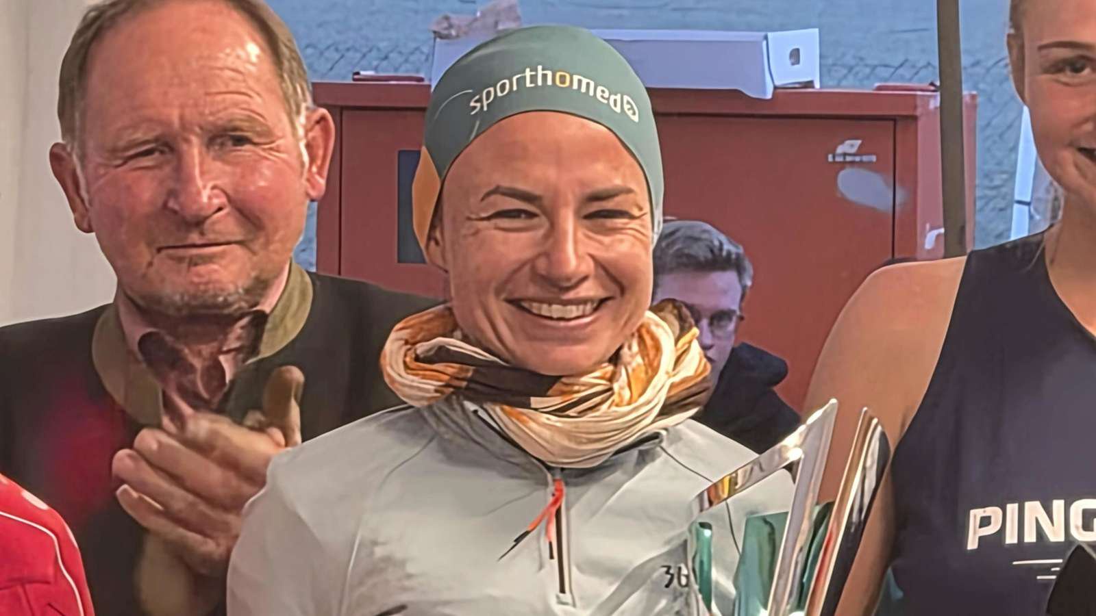 Leichtathletik, 2026, Maria Elisa Legelli, Böbing, Deutsche Meisterschaft 6-Stunden-Lauf, in Schwindegg, 1. Platz Frauen.