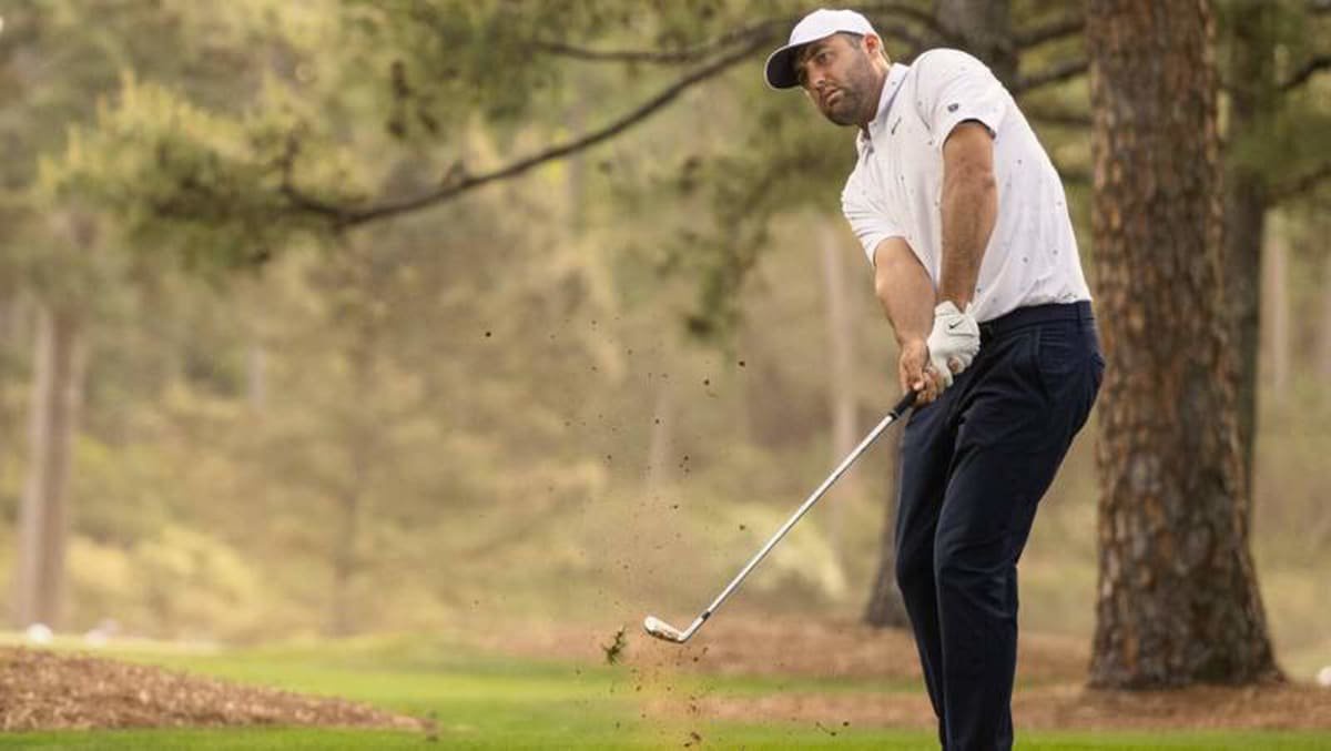 260412 Scottie Scheffler of United States during the final round of the 2026 Masters Golf Tournament on April 12, 2026 in Augusta Photo Petter Arvidson BILDBYRAN kod PA PA1196 golf masters bbeng the masters augusta PUBLICATIONxNOTxINxSWExNORxFINxDEN Copyright: PETTERxARVIDSON BB260412PA198 ©IMAGO/Bildbyran