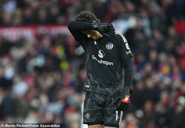 Senne Lammens is yet to keep a clean sheet in the Premier League this season as United have conceded 13 goals already