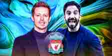 Fenway Sports Group chief executive officer of football operations Michael Edwards and Sporting CP boss Ruben Amorim, Liverpool