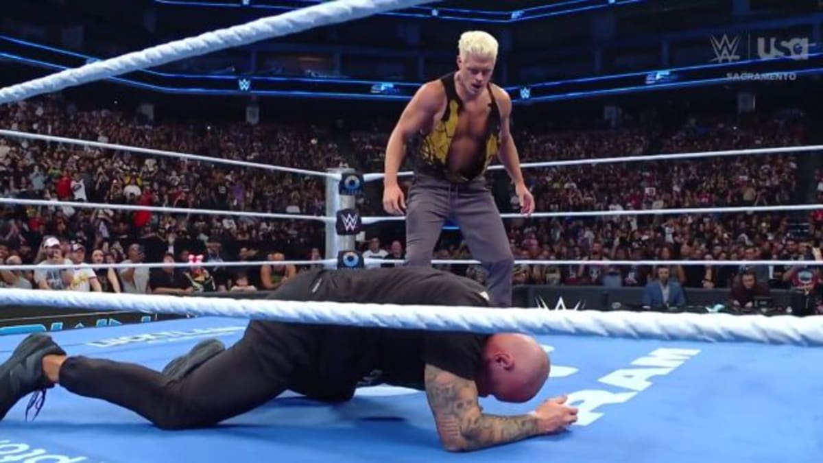 Cody Rhodes Randy Orton Punt WWE SmackDown