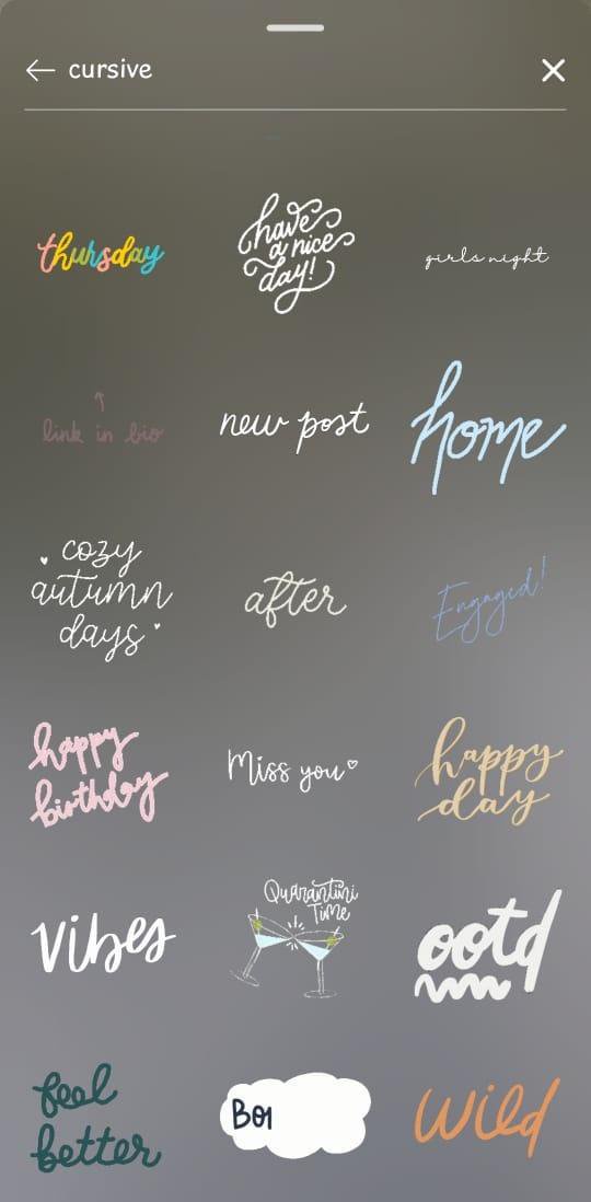 17 Kata Kunci GIF Instagram Aesthetic  Biar InstaStory-mu Makin Cantik