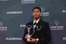Bellingham became the first footballer to win the Laureus World Breakthrough of the Year. EFE