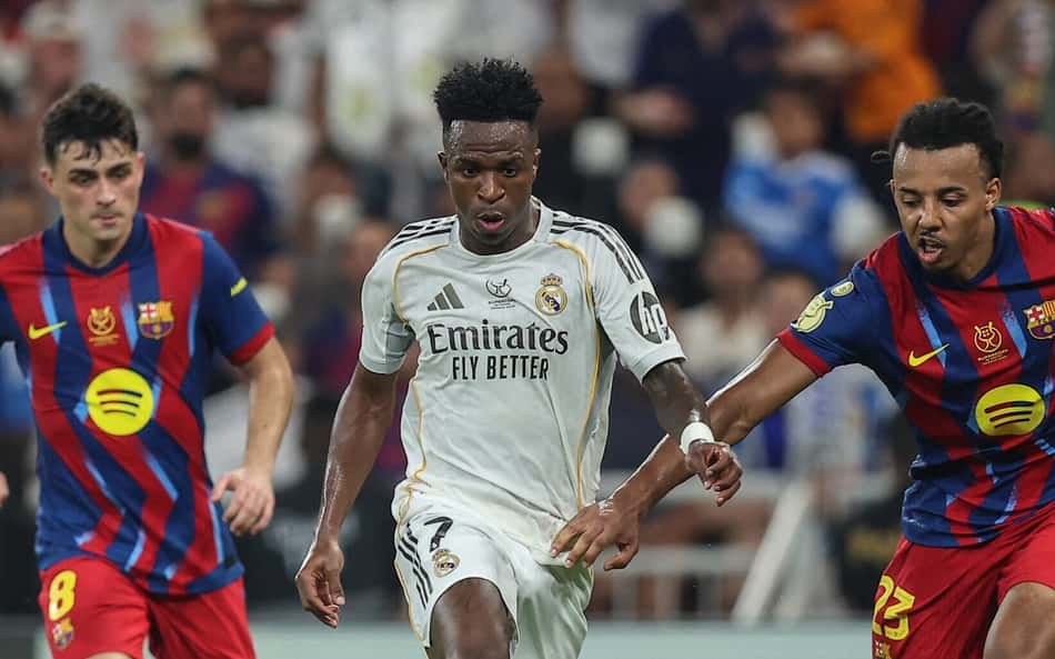 Vini Jr - Koundé - Real Madrid x Barcelona - Supercopa da Espanha