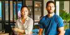 Vanessa Lachey as Jane Tennant and Noah Mills as Jesse Boone in NCIS: Hawai'i