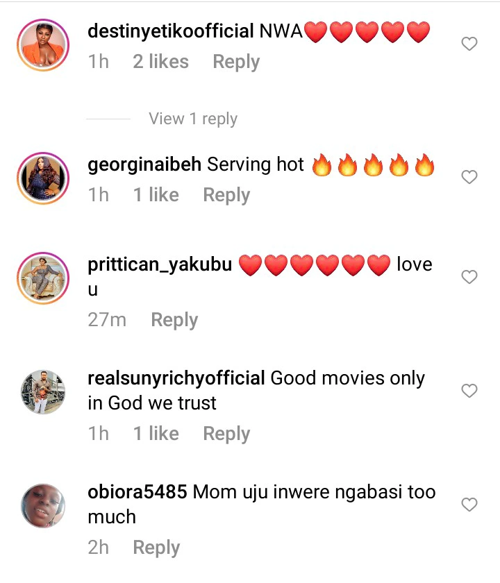 Destiny Etiko, Georgina Ibeh, And Others React As Actress, Uju Okoli ...