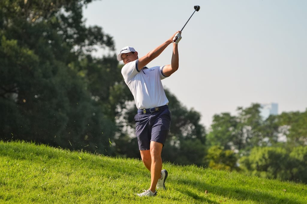 Hong Kong’s Matthew Cheung struggled his way to a 72. Photo: Elson Li