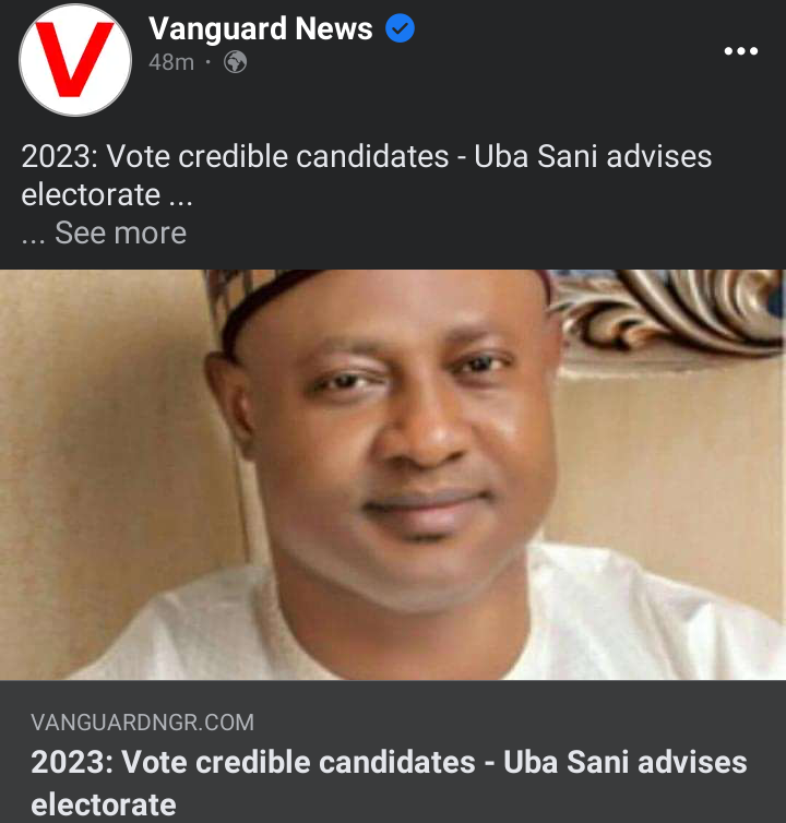 Today's Headlines:Vote Credible Candidates-Uba Sani;Ekpa Was Paid $1m To Destroy Obi’s Chances —Ohanaeze