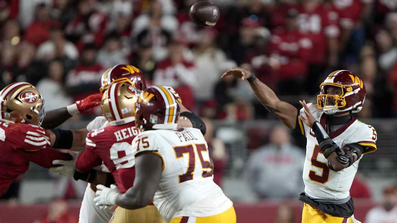 Jayden Daniels, Commanders at 49ers news