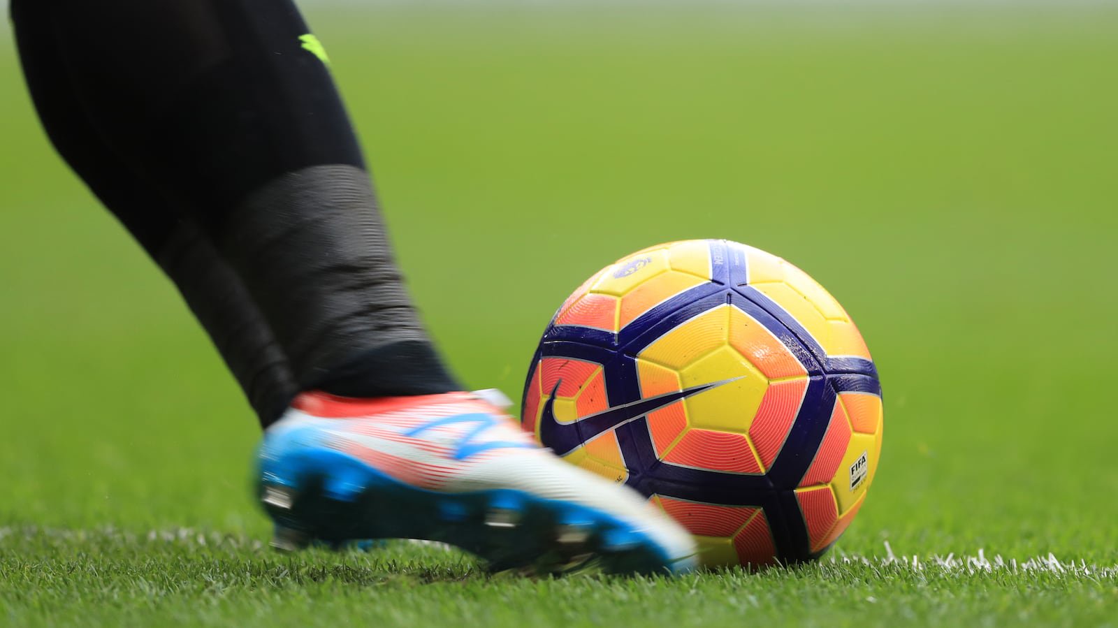 Stock image of a football