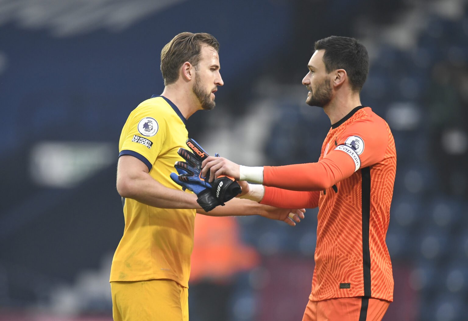 Hugo Lloris and Harry Kane at Tottenham