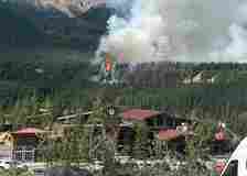 Fire near Denali tourist area