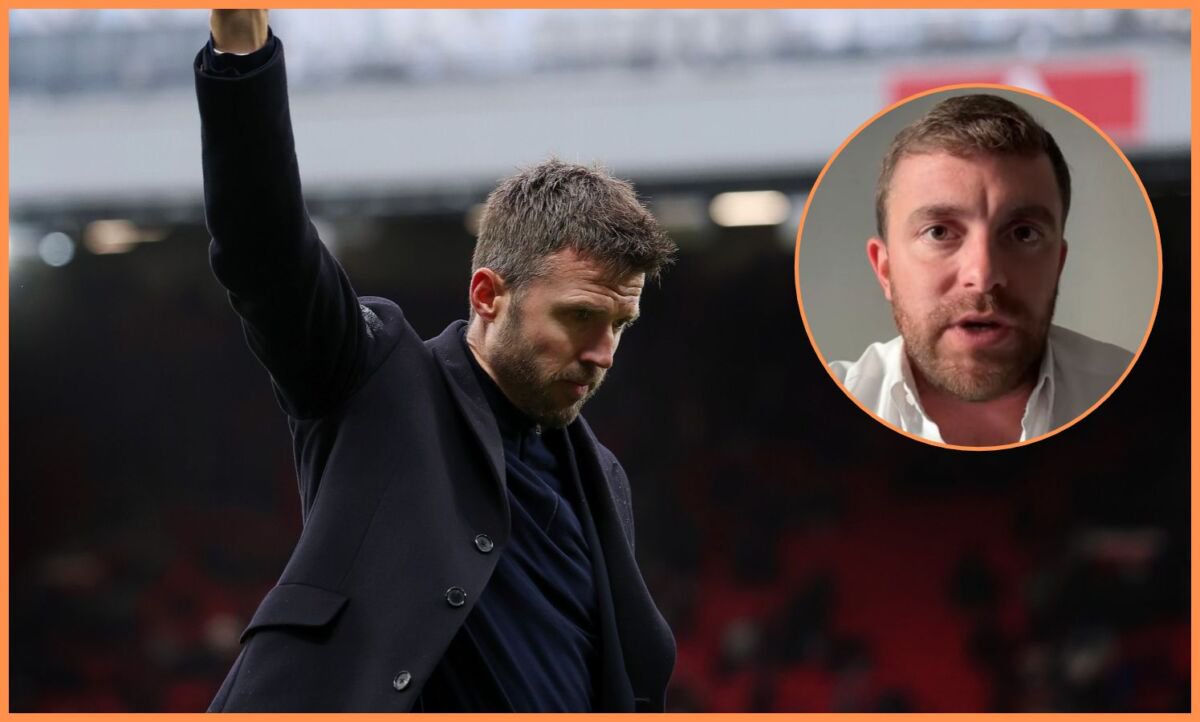 Michael Carrick and Fabrizio Romano