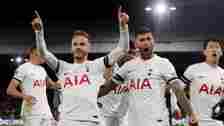James Maddison of Tottenham Hotspur celebrates