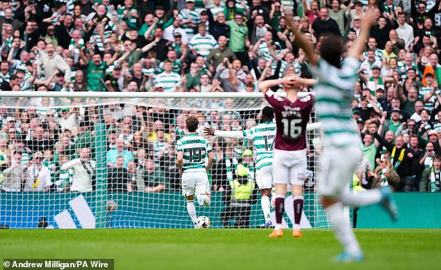 Blair Spittal watches on as Callum Osmand seals Celtic's title triumph