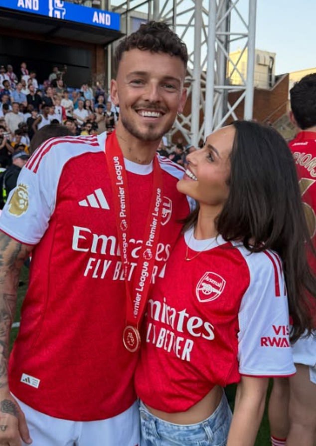 Milly White, née Adams, is the wife of defender Ben White and first revealed their relationship in 2022 before marrying in May 2023 at Old Marylebone Town Hall
