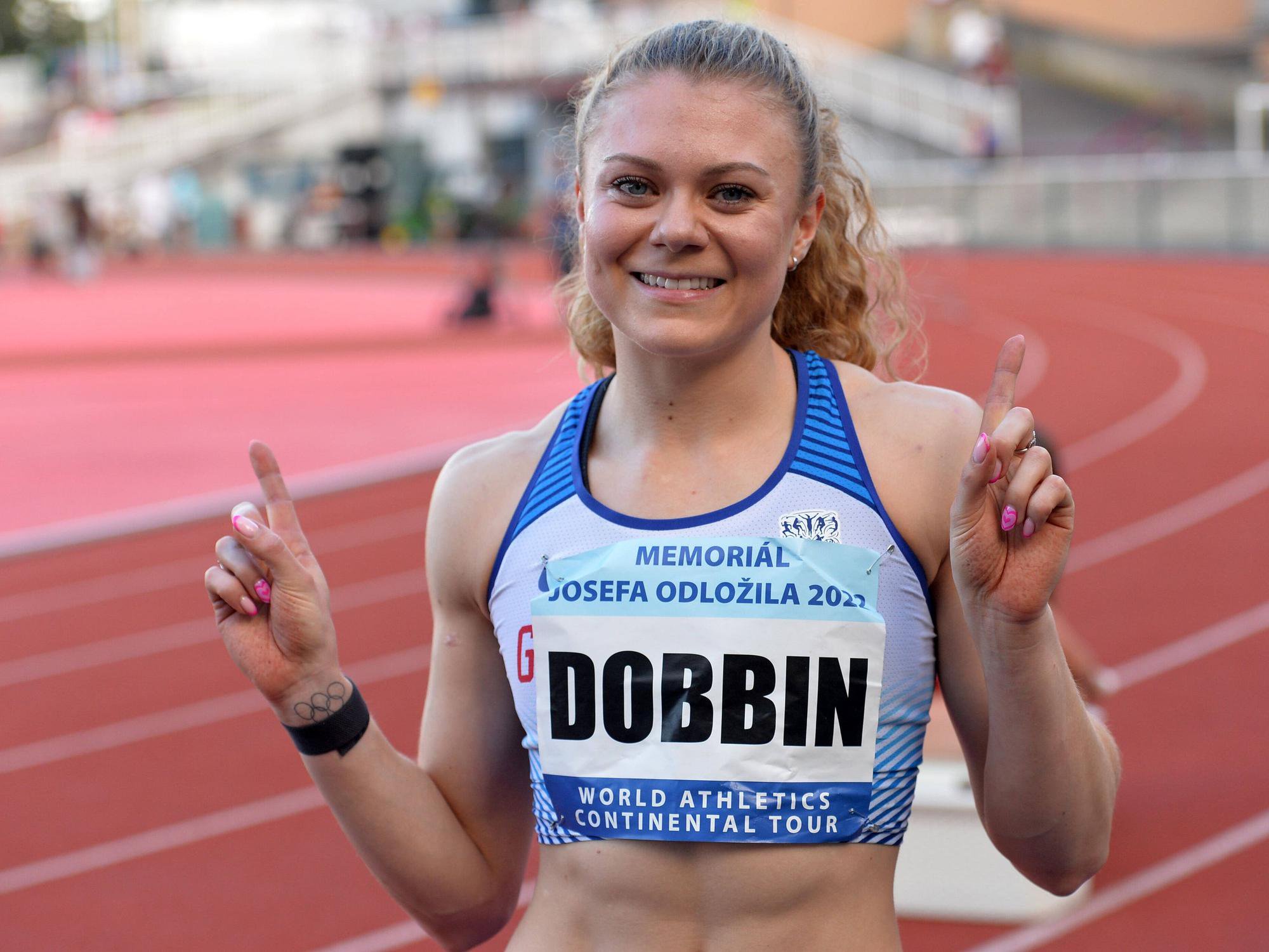 Die britische Sprinterin Beth Dobbin.