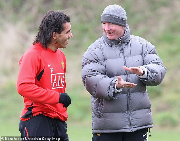 Carlos Tevez (left) has suggested a broken promise from Sir Alex Ferguson (right) led to his Manchester United departure