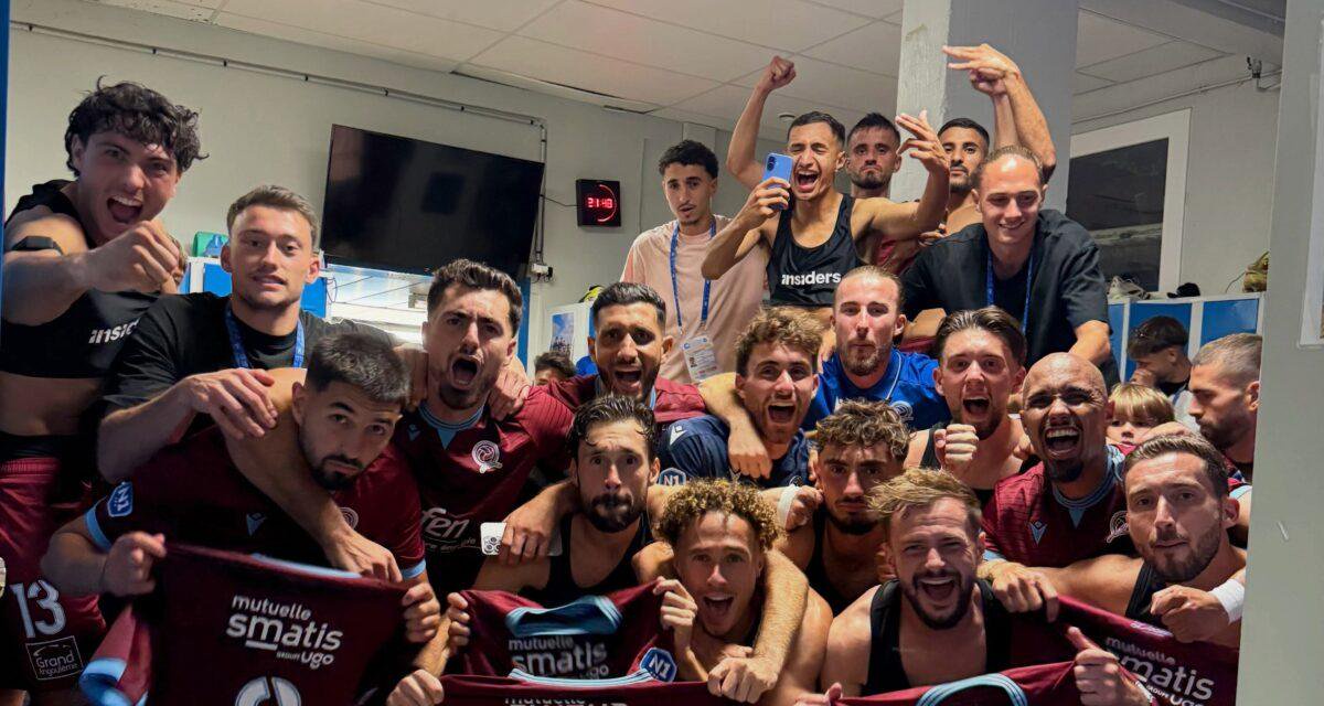 Les joueurs d'Angoulême, vainqueurs contre Chauray (2-0)
