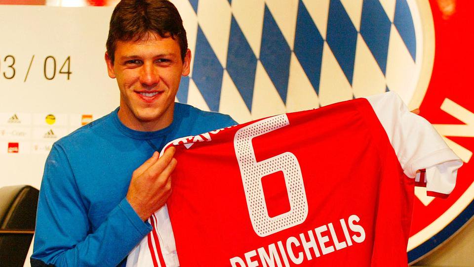 Martin Demichelis bei seiner Vorstellung beim FC Bayern