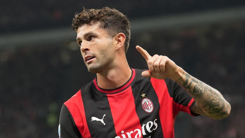 Christian Pulisic no Milan (FOTO: 
Luca Bruno/AP)