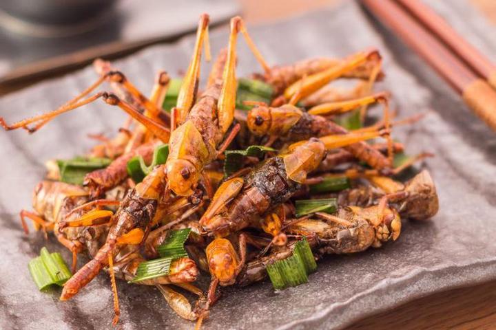 Edible grasshoppers [LinkedIn]