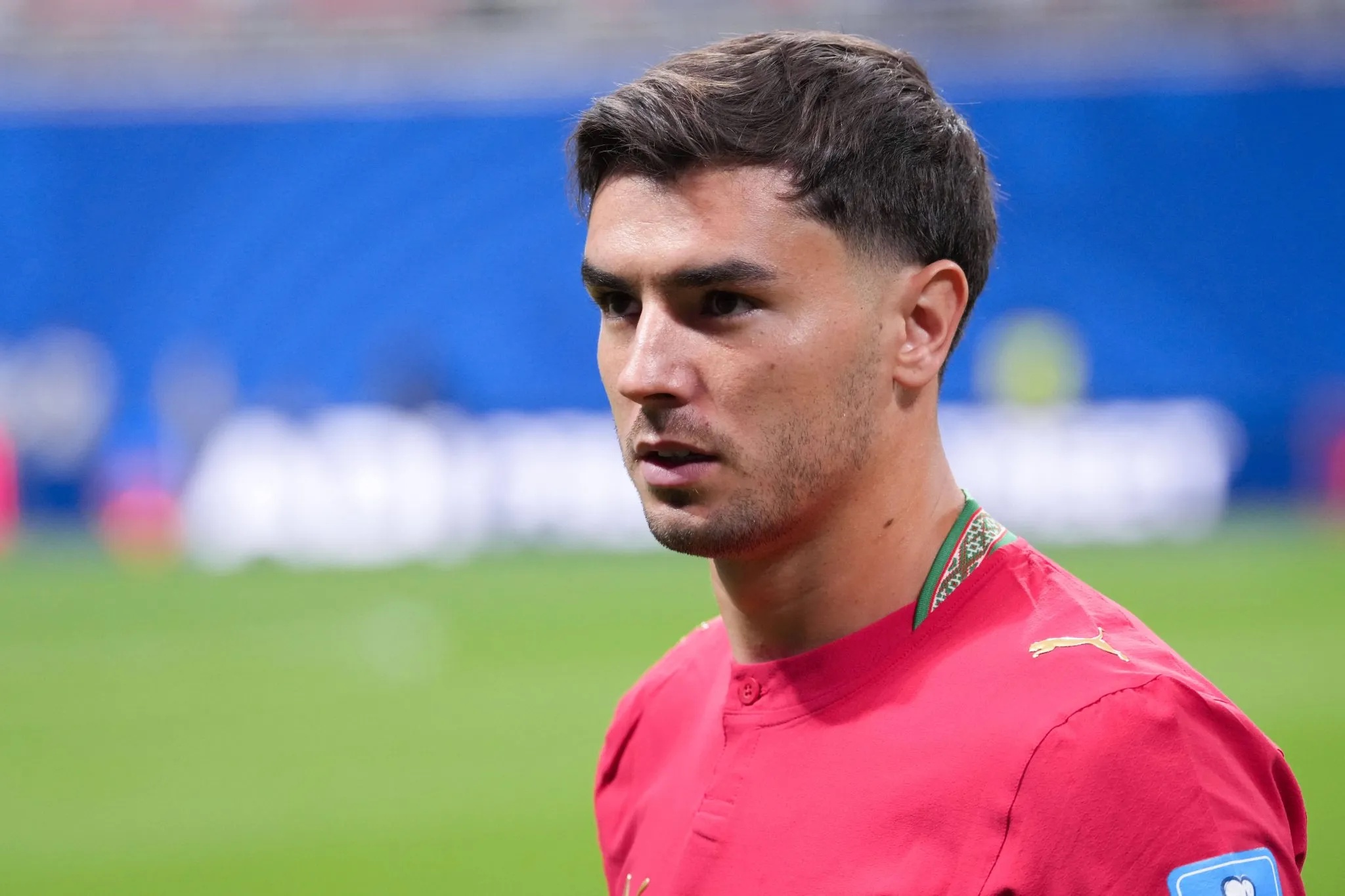 Brahim Díaz em jogo do Marrocos na Copa do Mundo