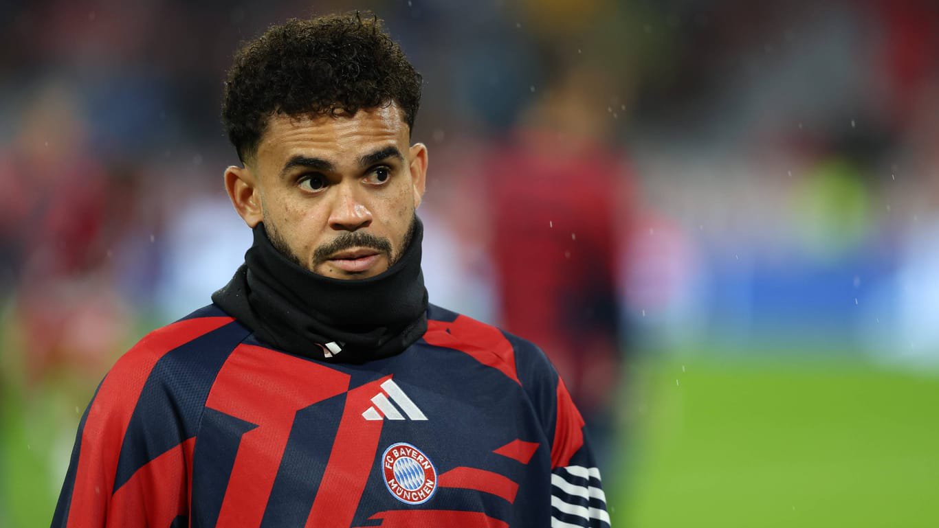 Luis Díaz vor dem Spiel gegen Arsenal: Der Kolumbianer spielt seit 2025 beim deutschen Rekordmeister.