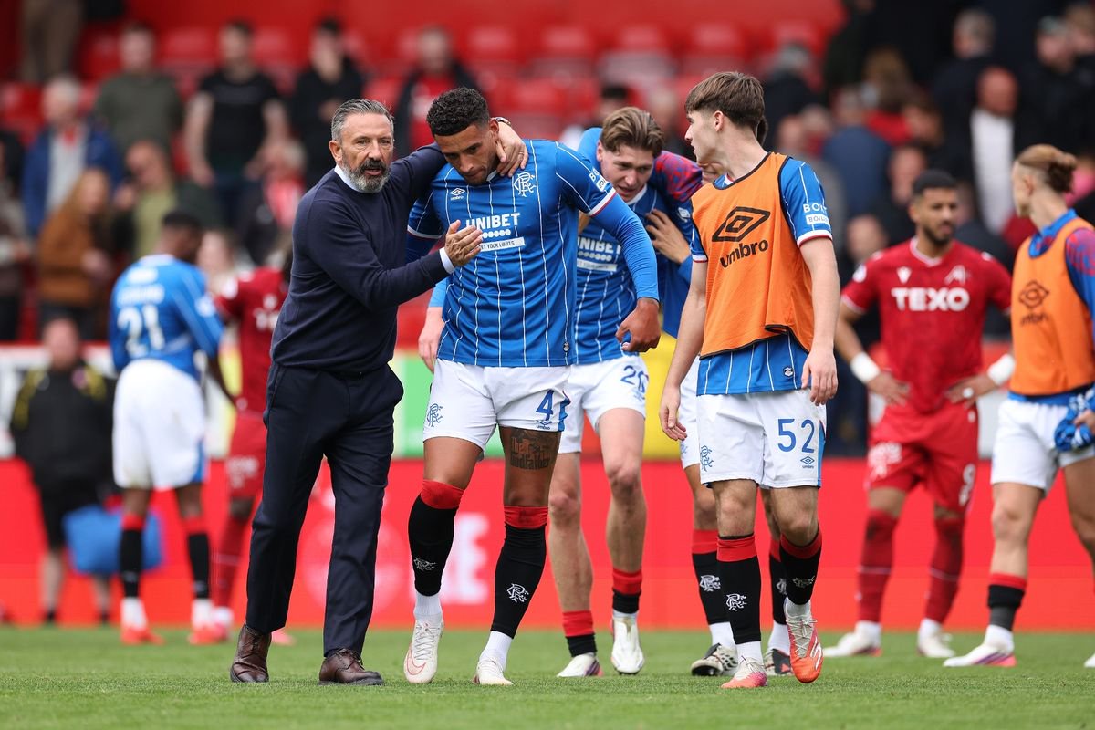 Derek McInnes at full-time