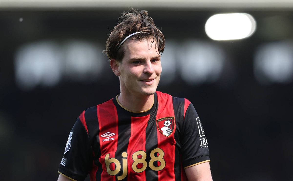Alex Scott of Bournemouth smiles