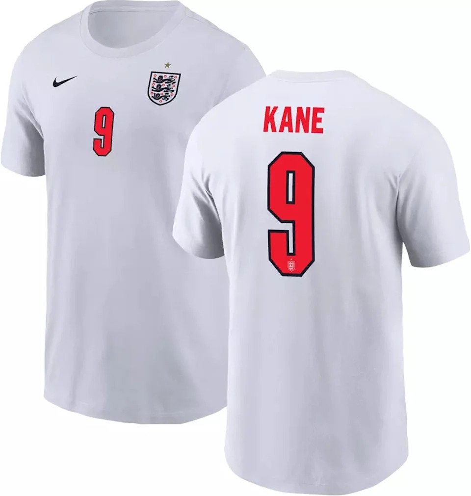 Harry Kane England National Team Nike Name & Number T-Shirt