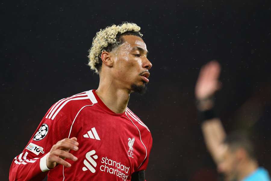 Liverpool striker Hugo Ekitike.