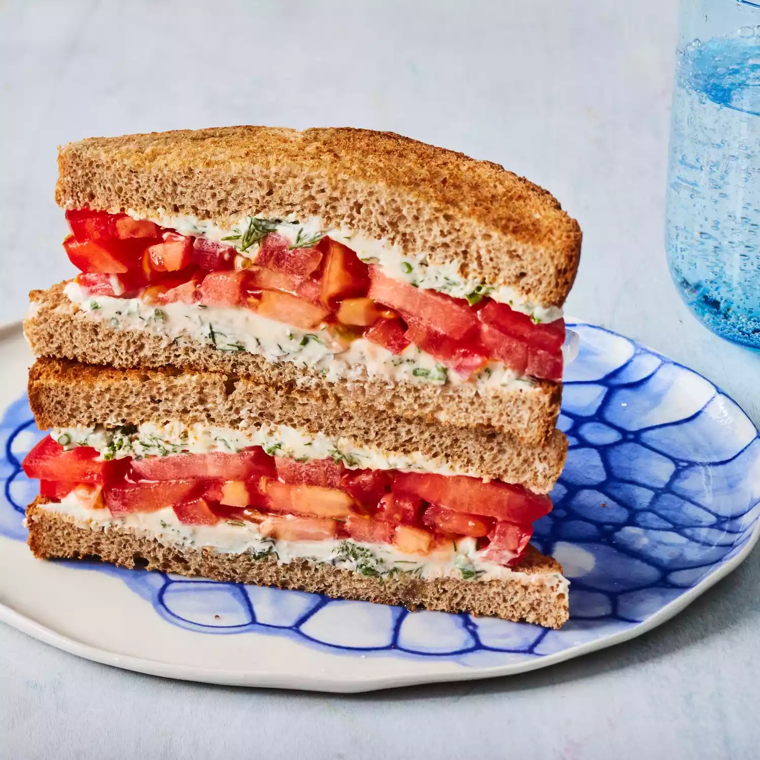 a recipe photo of the Tomato Sandwich