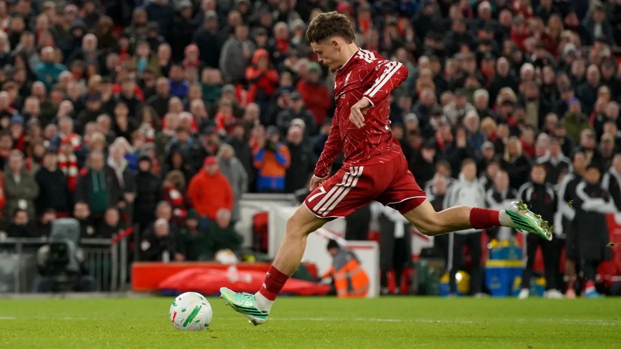 Ein Treffer im Elfmeterschießen und mit Liverpool in der nächsten Runde: Florian Wirtz