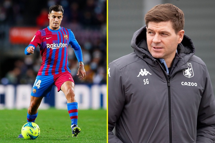Steven Gerrard refuses to discuss Philippe Coutinho loan transfer reports  to Aston Villa but gets lyrical