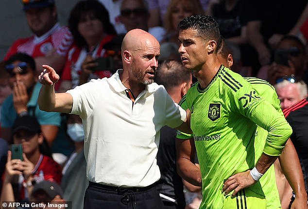 Erik ten Hag has said Cristiano Ronaldo 'let the team down' at Man United after accusing him of failing to prepare himself for matches