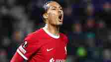 Virgil van Dijk Atalanta Liverpool Europa League 2023-24