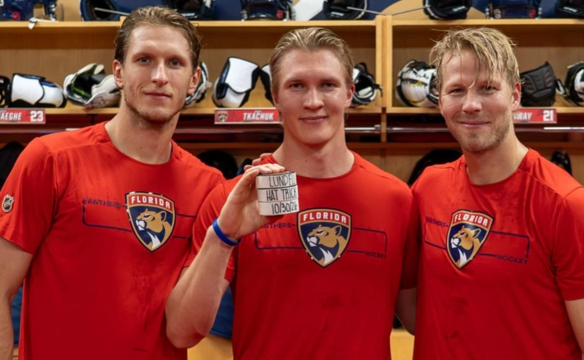 Anton Lundell Gets Scoring Touch Back with Hat Trick for Florida Panthers