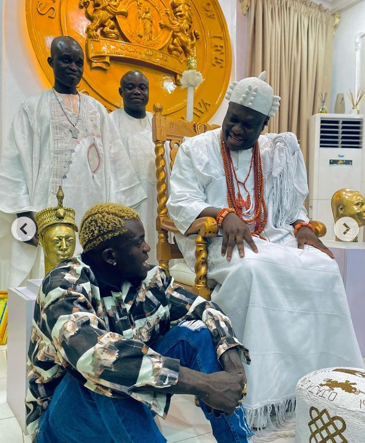 yoruba - Odogwu Of Lagos Visits Ooni of Ife- Popular Singer Portable Says As He Pays Homage To Yoruba Monarch  C8ac4bb0c483425194faeb6d1dff8889?quality=uhq&format=webp&resize=720