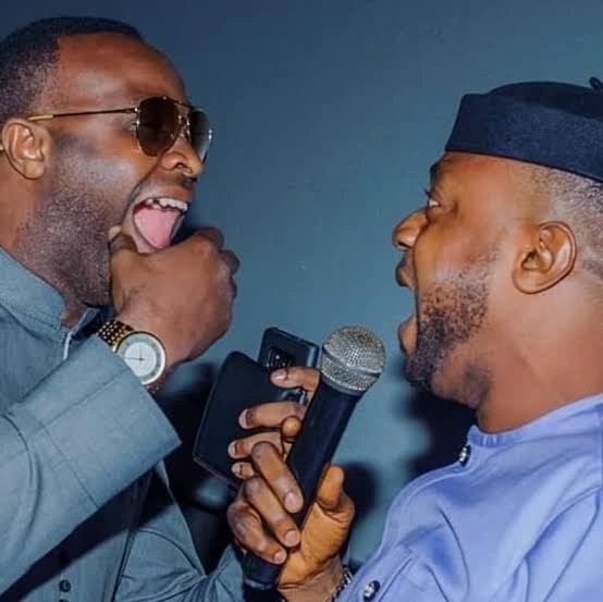 See Funny photos of Femi Adebayo with Toyin Abraham, Mide Martins, Funke Akindele and other actors