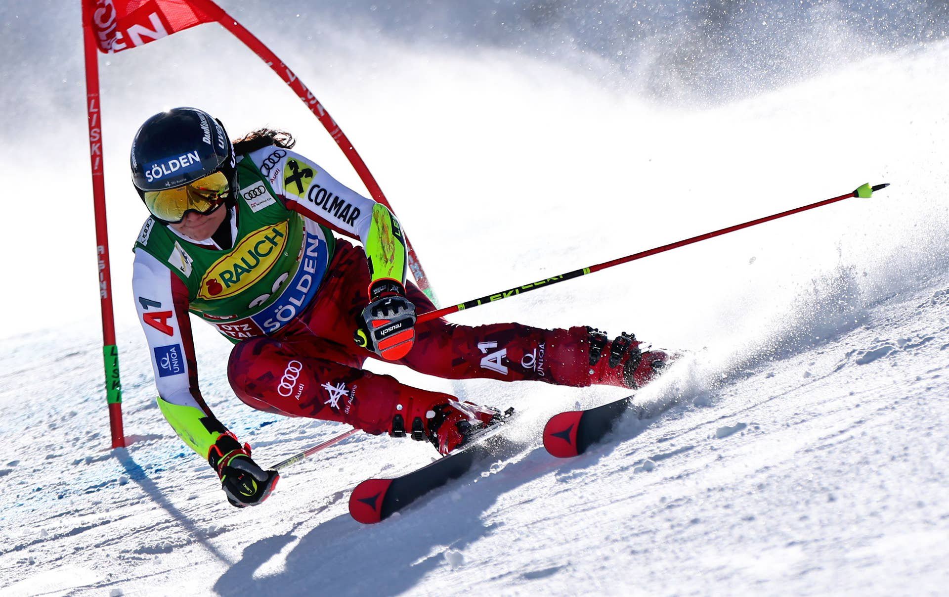 Franziska Gritsch meisterte die schwierige Situation beim Weltcup-Auftakt in Sölden.