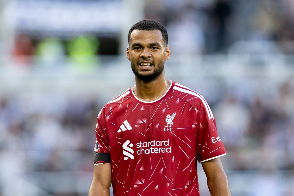 Cody Gakpo of Liverpool looks on during the Premier League 2026/27 match between Newcastle United and Liverpool FC