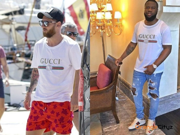 Dem Don Sell Hushpupi Cloth Give U Nigerians Spot Ronaldo Messi Wearing Same Outfit As Hushpuppi Opera News