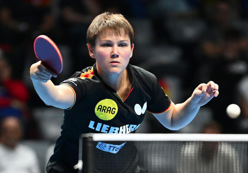 Neue Europameisterin im Mixed: Tischtennis-Profi Nina Mittelham (Archivbild).  | Foto: Manfred Schillings/dpa