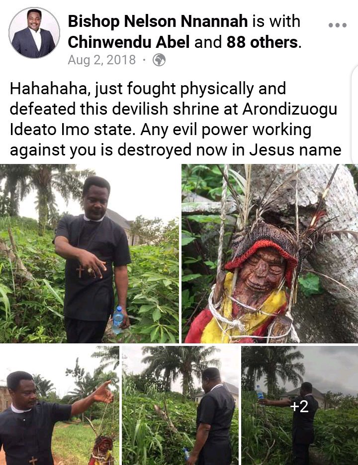 See what happened to this pastor 3 years after he destroyed a powerful shrine (photos)
