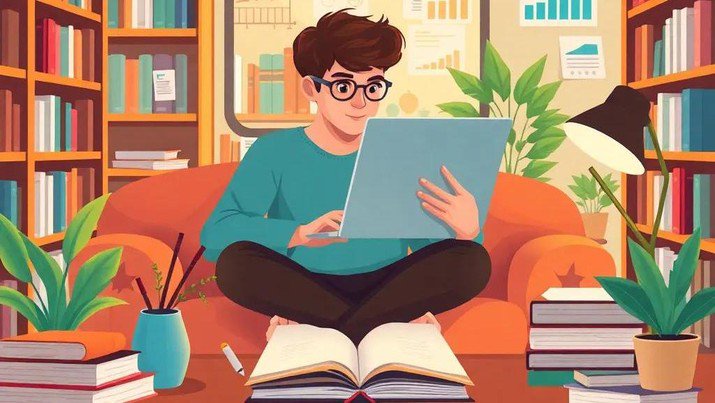 Ilustrasi Tugas Kuliah