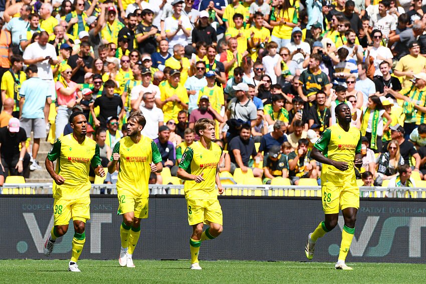 Les joueurs du FC Nantes